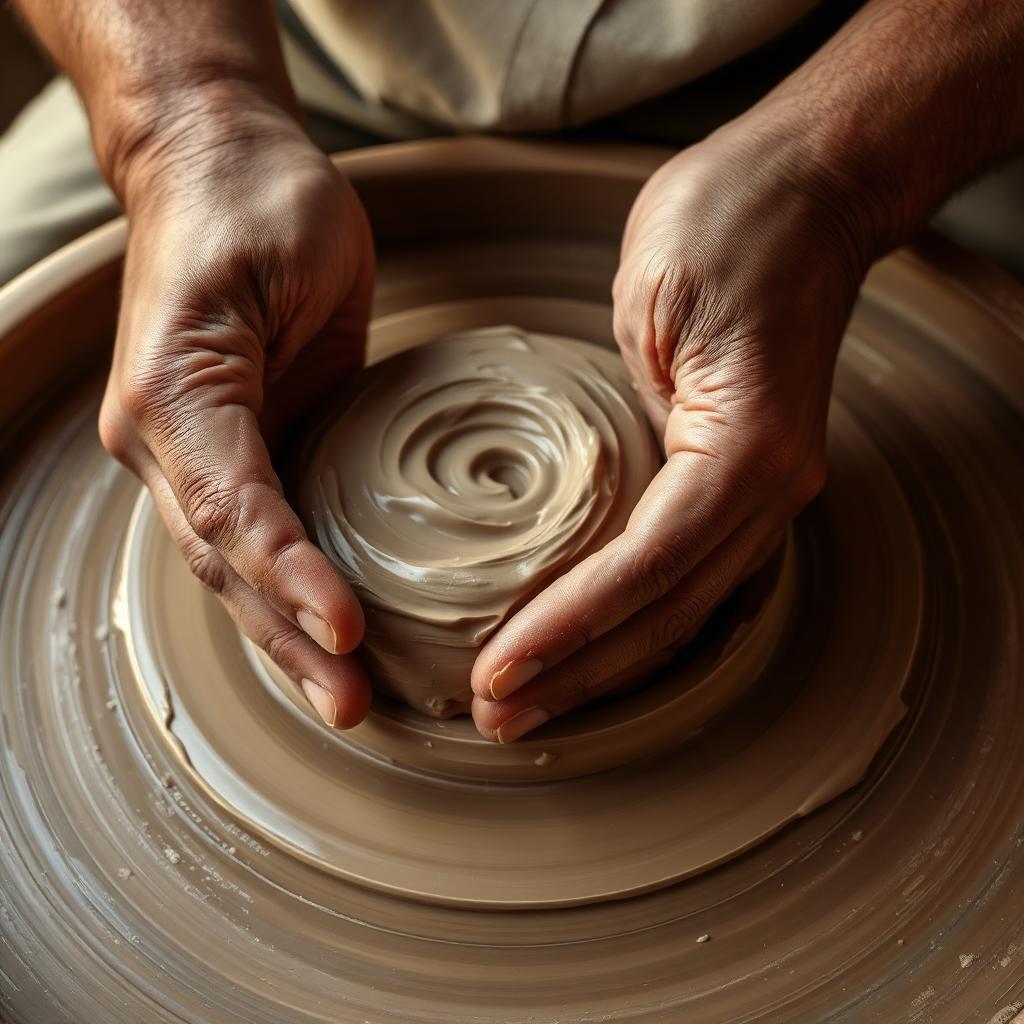Ghanaian artisan at work